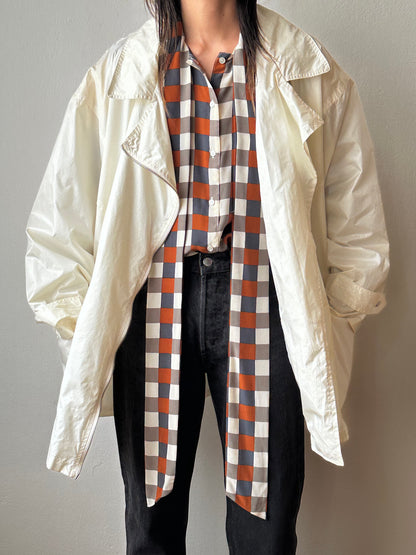 90s nylon zip jacket