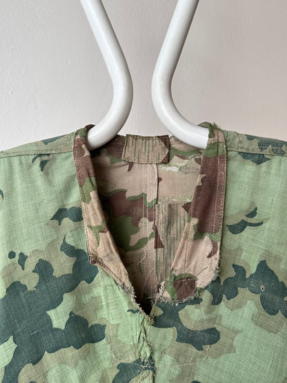 1960's Československá lidová armáda Clouds camouflage reversible jacket 60年代 ヴィンテージ Vintage チェコスロバキア Military ミリタリー ユーロミリタリー Toto 古着屋 プラハ 古着 Praha Prague Vintage store Smock DUBÁKY camouflage ユーロ古着 ヨーロッパ古着 Czech Army チェコスロバキア人民軍 50's 50年代 WW2 戦争 古着卸 