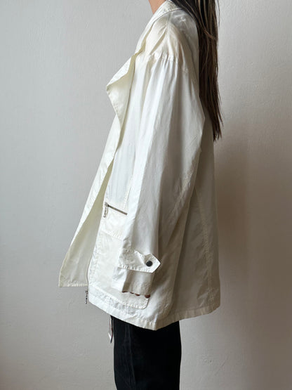 90s nylon zip jacket