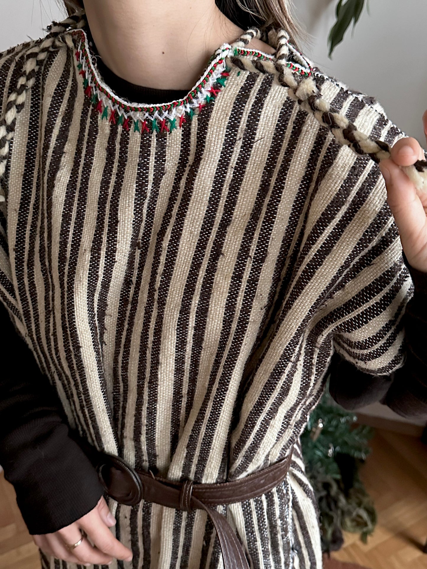 Vintage wool rug dres