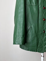 70s Green leather