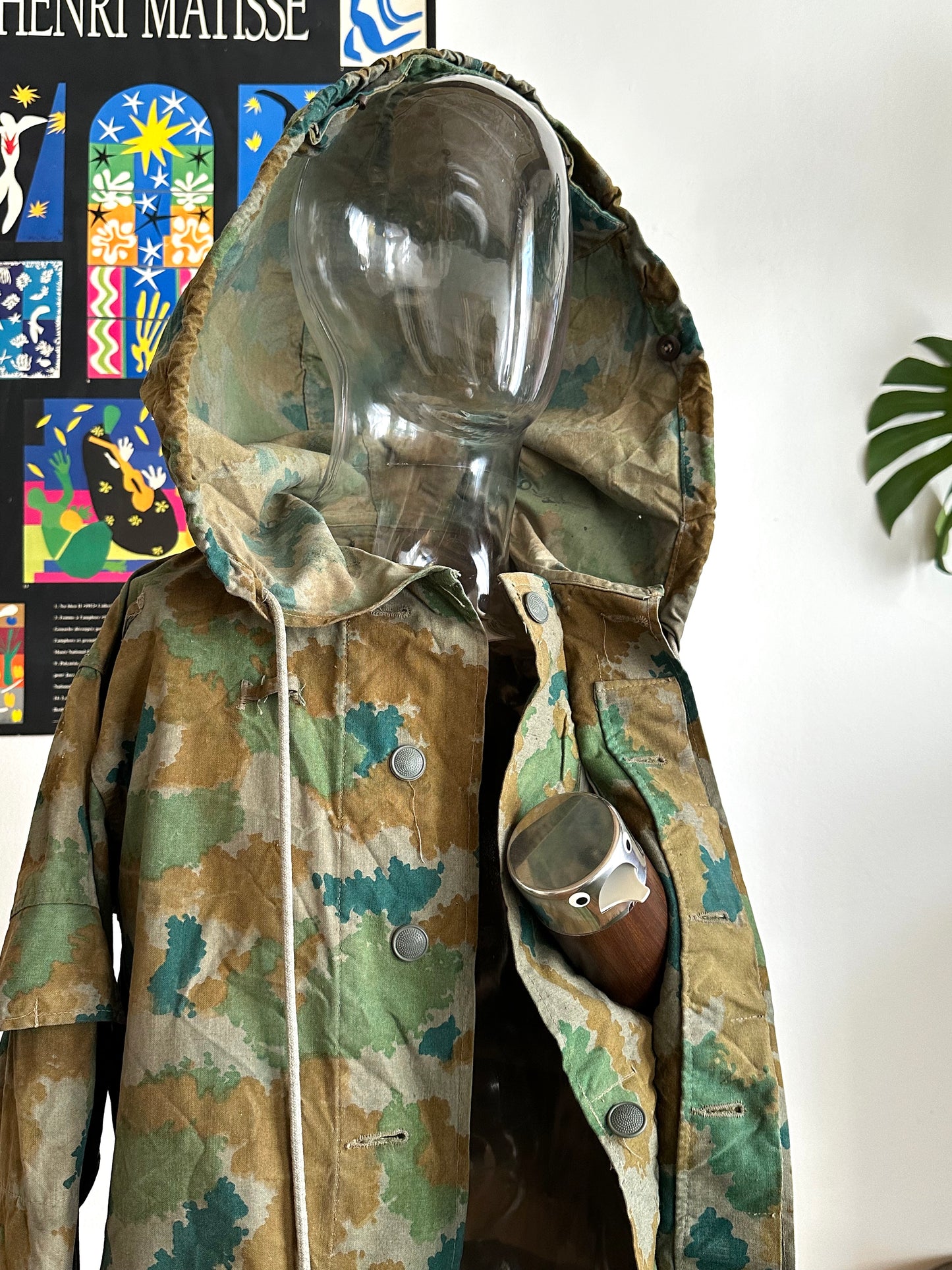 1960s East German NVA Blumentarn Camo Sniper Jacket 60年代 東ドイツ軍 人民軍 Cold war 冷戦 Toto Praha Vintage clothing shop Antique shop 古着屋 プラハ Showroom appointment Prague ユーロ古着 ヨーロッパ古着 古着卸 ヴィンテージ military ミリタリー ユーロミリタリー  レア Rare 花柄