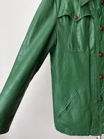 70s Green leather
