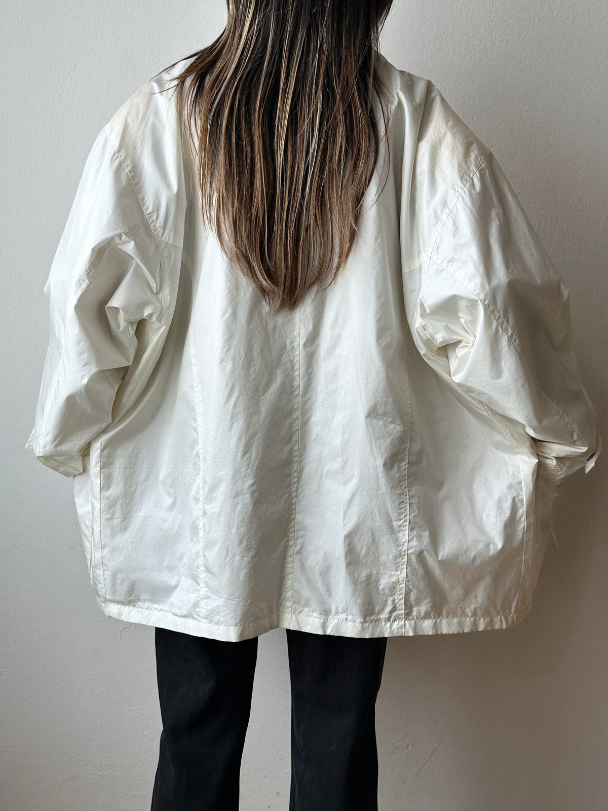 90s nylon zip jacket