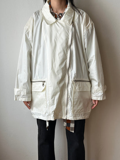 90s nylon zip jacket