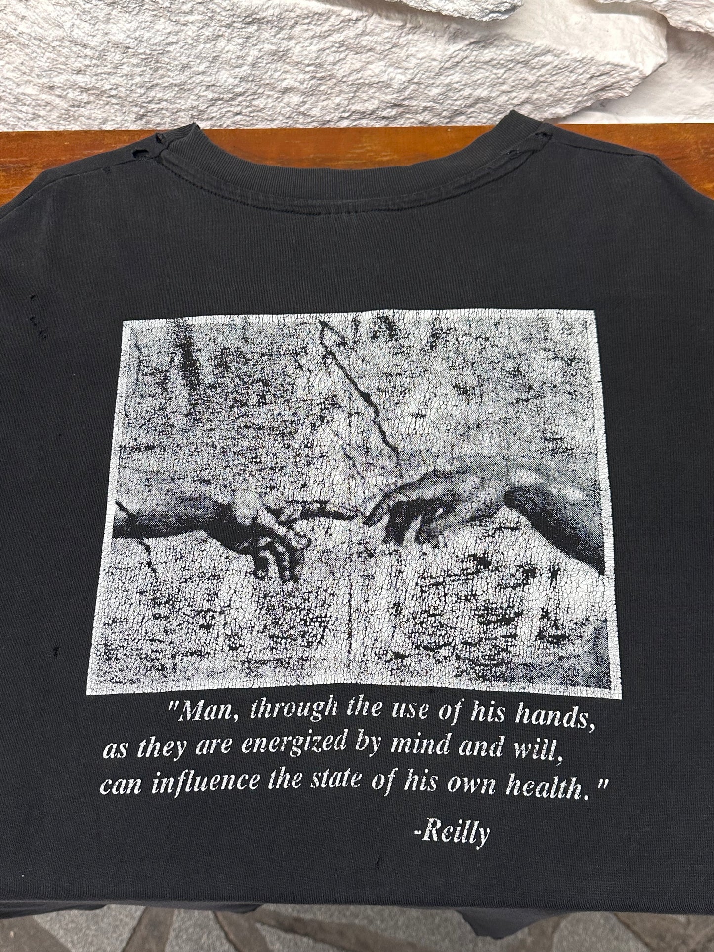 90's Occupational Therapy Vintage T-shirt Tee Tシャツ シングルステッチ 90年代 ヴィンテージ Hanes ヘインズ Toto Praha Vintage clothing store Antique shop Prague 古着屋 アンティークショップ プラハ ユーロ古着  ヨーロッパ古着 古着卸