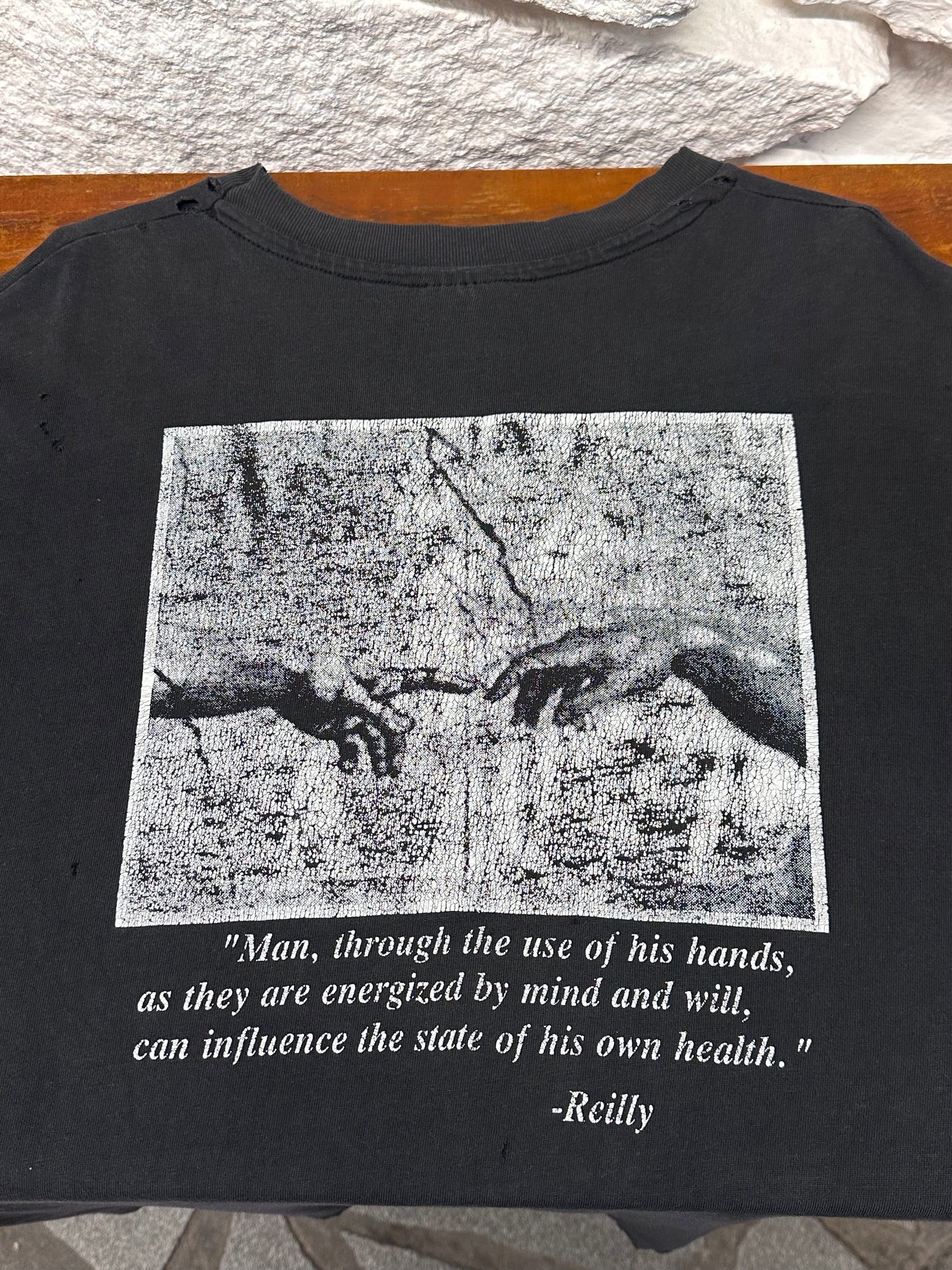 90's Occupational Therapy Vintage T-shirt Tee Tシャツ シングルステッチ 90年代 ヴィンテージ Hanes ヘインズ Toto Praha Vintage clothing store Antique shop Prague 古着屋 アンティークショップ プラハ ユーロ古着  ヨーロッパ古着 古着卸