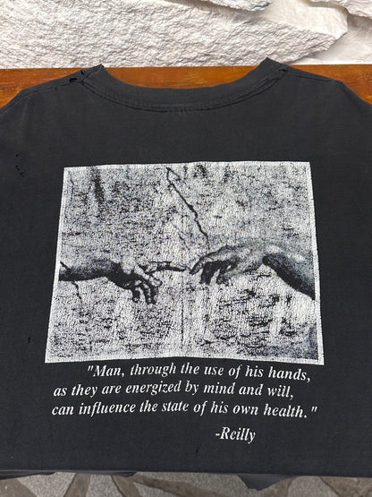 90's Occupational Therapy Vintage T-shirt Tee Tシャツ シングルステッチ 90年代 ヴィンテージ Hanes ヘインズ Toto Praha Vintage clothing store Antique shop Prague 古着屋 アンティークショップ プラハ ユーロ古着  ヨーロッパ古着 古着卸