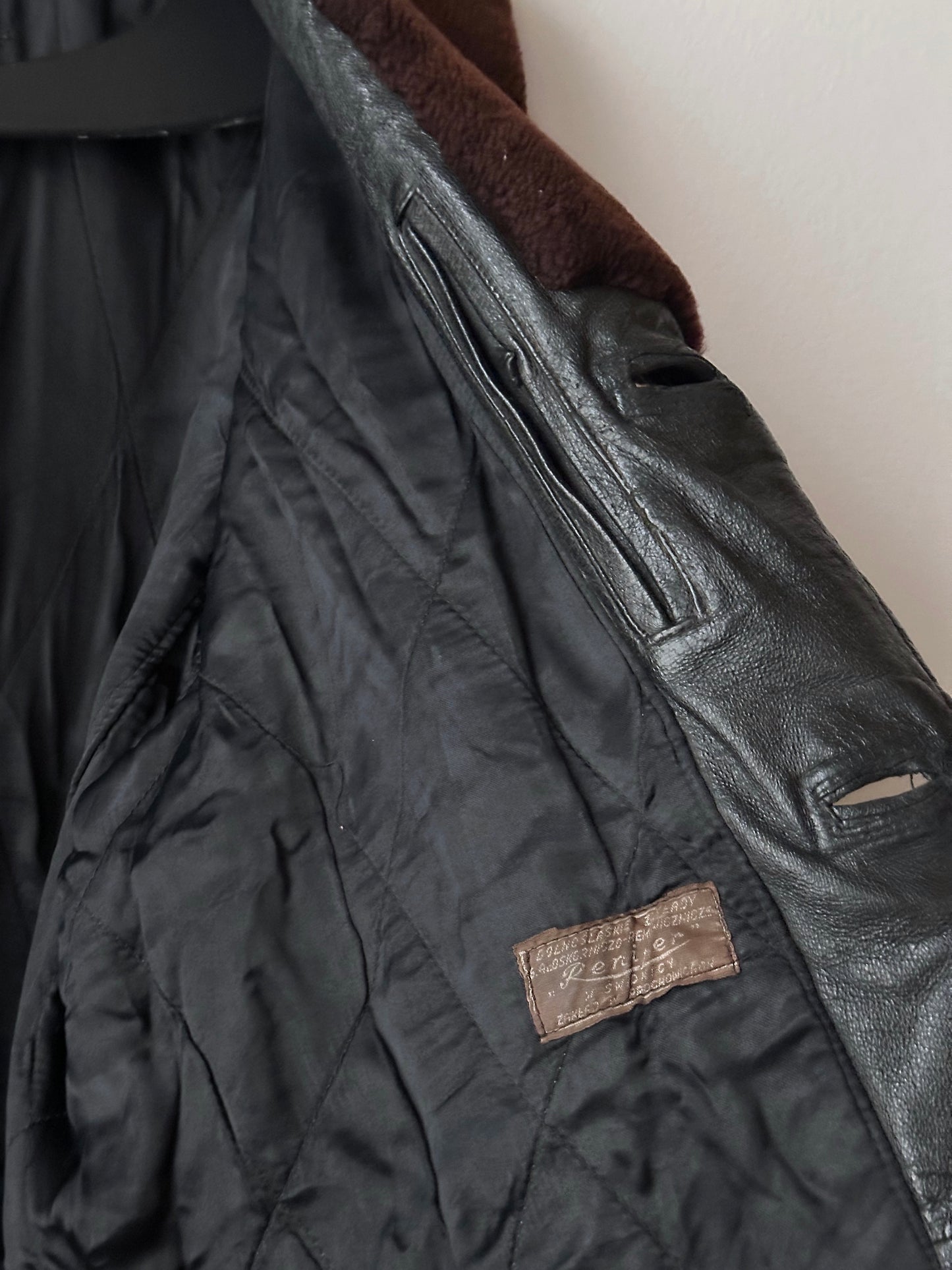 1950-60s Polish leather jacket