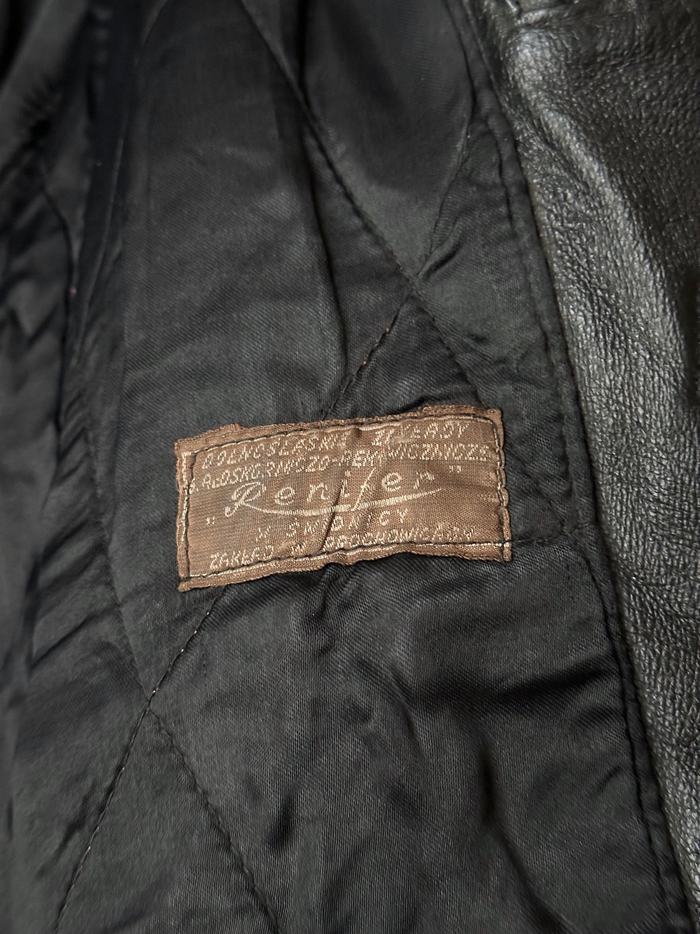 1950-60s Polish leather jacket