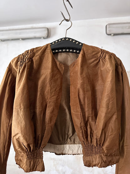 10-20's France antique silk jacket