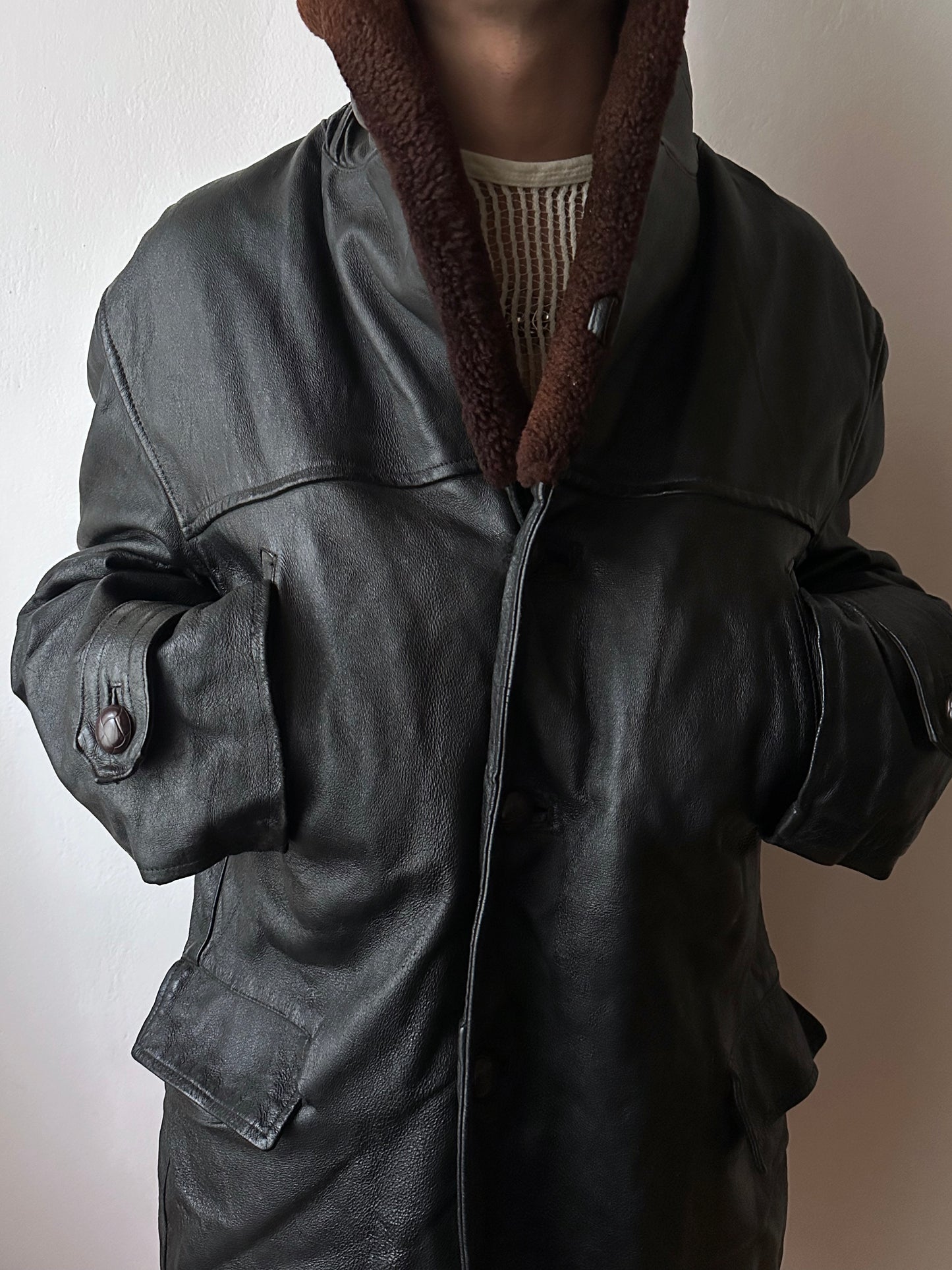 1950-60s Polish leather jacket