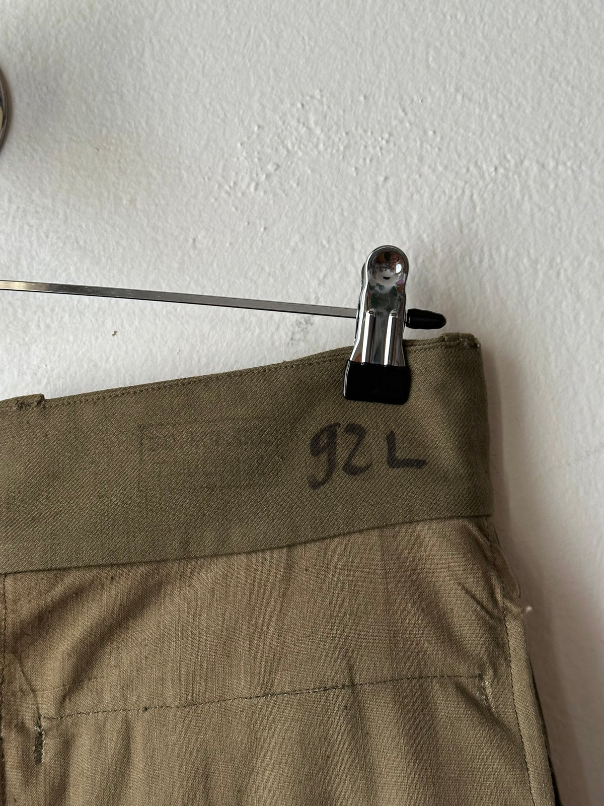 Deadstock French Army M-47 trousers フレンチミリタリー 軍物 1950s 50年代 前期タイプ Toto Praha Vintage clothing shop Antique shop 古着屋 プラハ Showroom appointment Prague ユーロ古着 ヨーロッパ古着 古着卸 ヴィンテージ