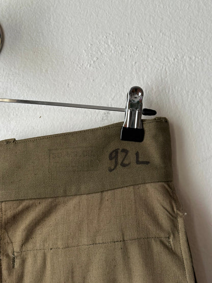 Deadstock French Army M-47 trousers フレンチミリタリー 軍物 1950s 50年代 前期タイプ Toto Praha Vintage clothing shop Antique shop 古着屋 プラハ Showroom appointment Prague ユーロ古着 ヨーロッパ古着 古着卸 ヴィンテージ