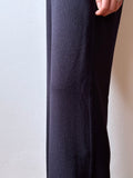 navy knit jersey pants