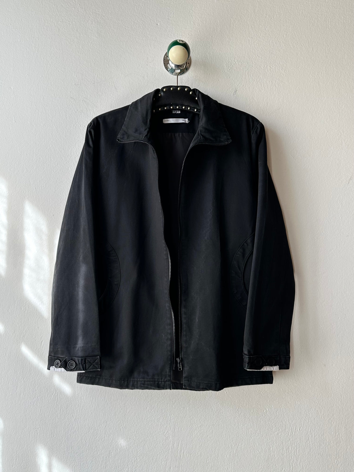 Cicatriz black cotton jacket