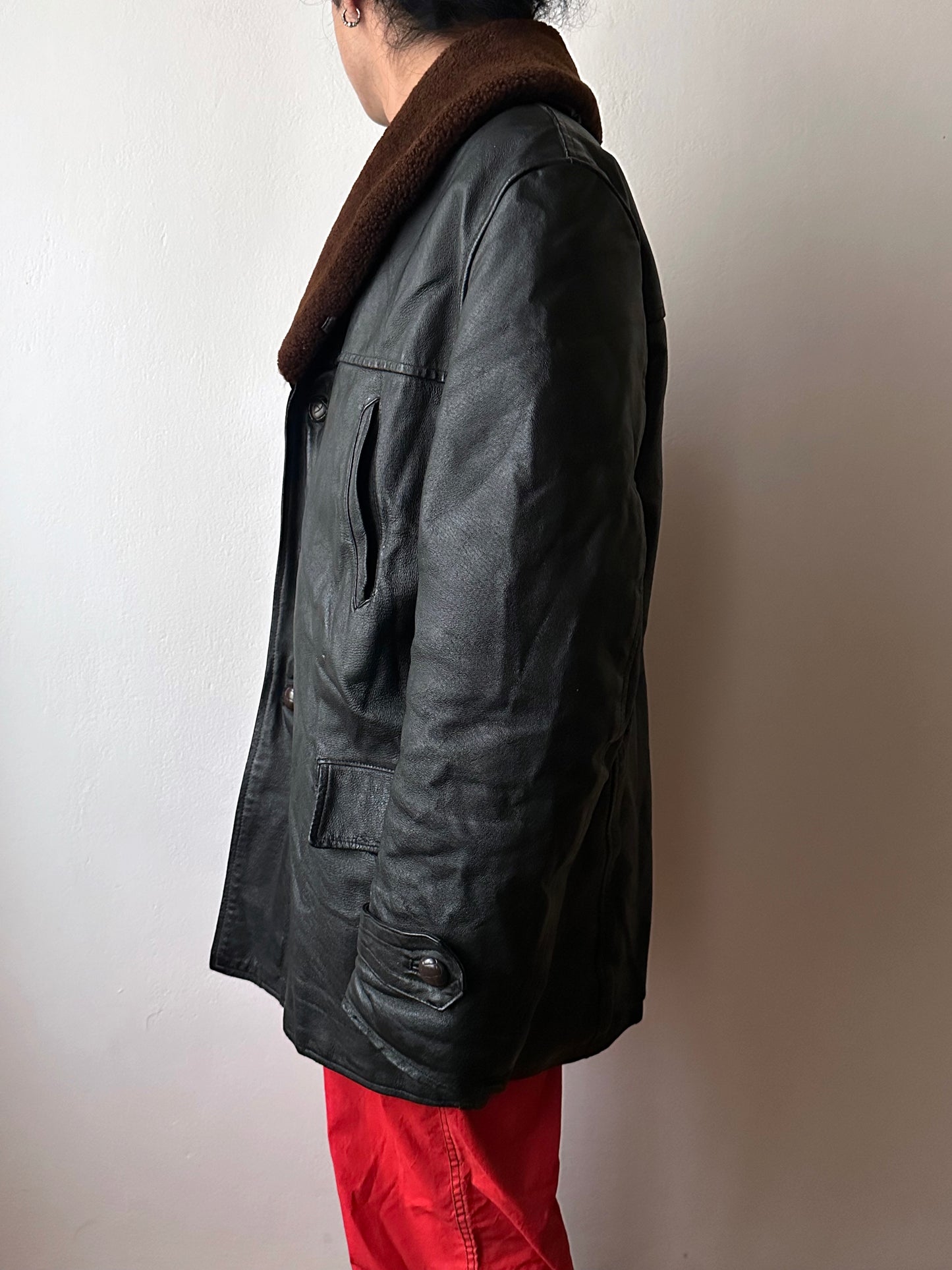 1950-60s Polish leather jacket