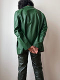 70s Green leather