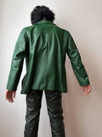 70s Green leather