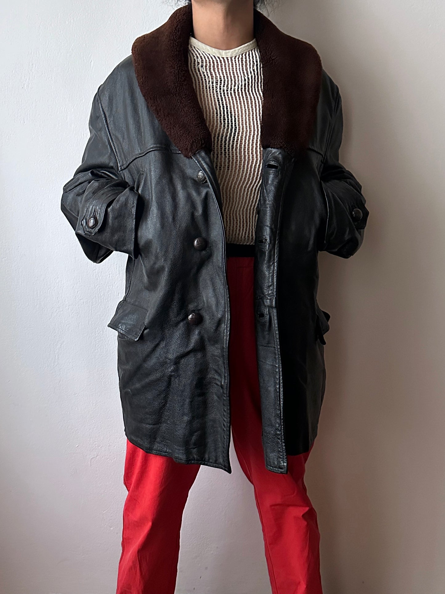 1950-60s Polish leather jacket