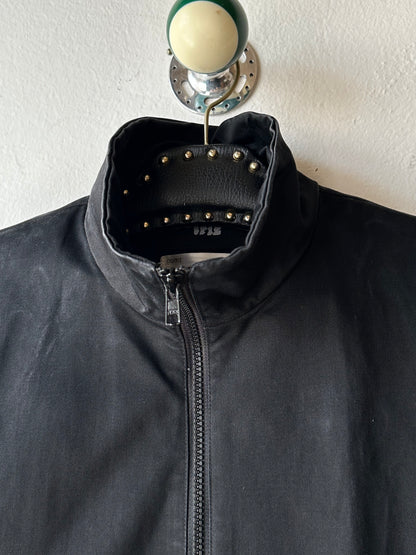 Cicatriz black cotton jacket