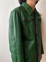 70's leather jacket 70s 1970's vintage 70年代 ユーロ古着 ヨーロッパ古着