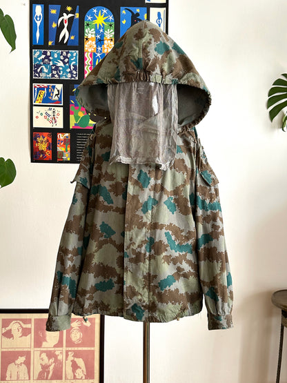 1960s East German NVA Blumentarn Camo Sniper Jacket 60年代 東ドイツ軍 人民軍 Cold war 冷戦 Toto Praha Vintage clothing shop Antique shop 古着屋 プラハ Showroom appointment Prague ユーロ古着 ヨーロッパ古着 古着卸 ヴィンテージ military ミリタリー ユーロミリタリー  レア Rare 花柄