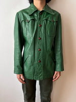 70's leather jacket 70s 1970's vintage 70年代 ユーロ古着 ヨーロッパ古着