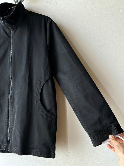 Cicatriz black cotton jacket