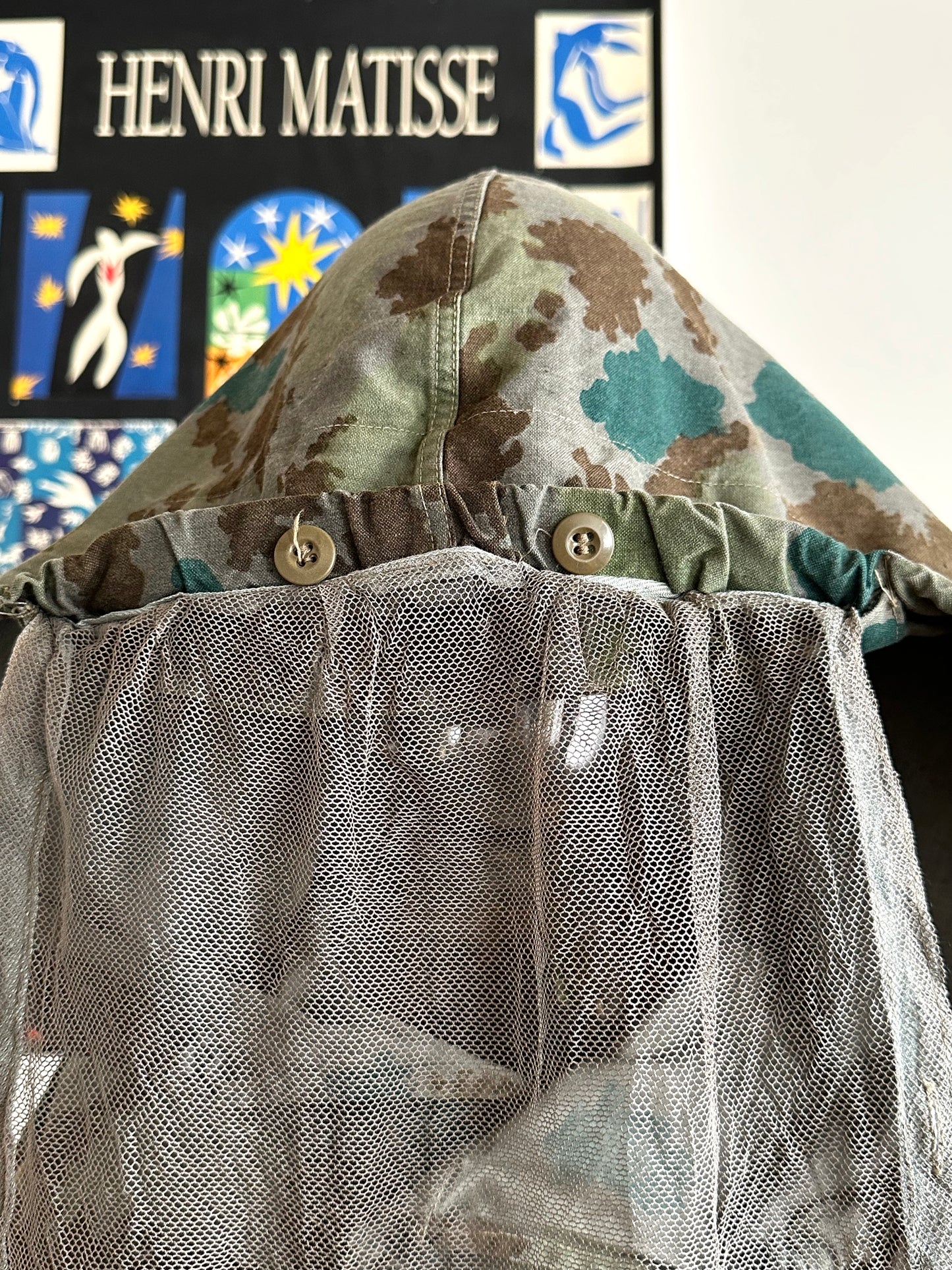 1960s East German NVA Blumentarn Camo Sniper Jacket 60年代 東ドイツ軍 人民軍 Cold war 冷戦 Toto Praha Vintage clothing shop Antique shop 古着屋 プラハ Showroom appointment Prague ユーロ古着 ヨーロッパ古着 古着卸 ヴィンテージ military ミリタリー ユーロミリタリー  レア Rare 花柄