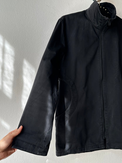 Cicatriz black cotton jacket