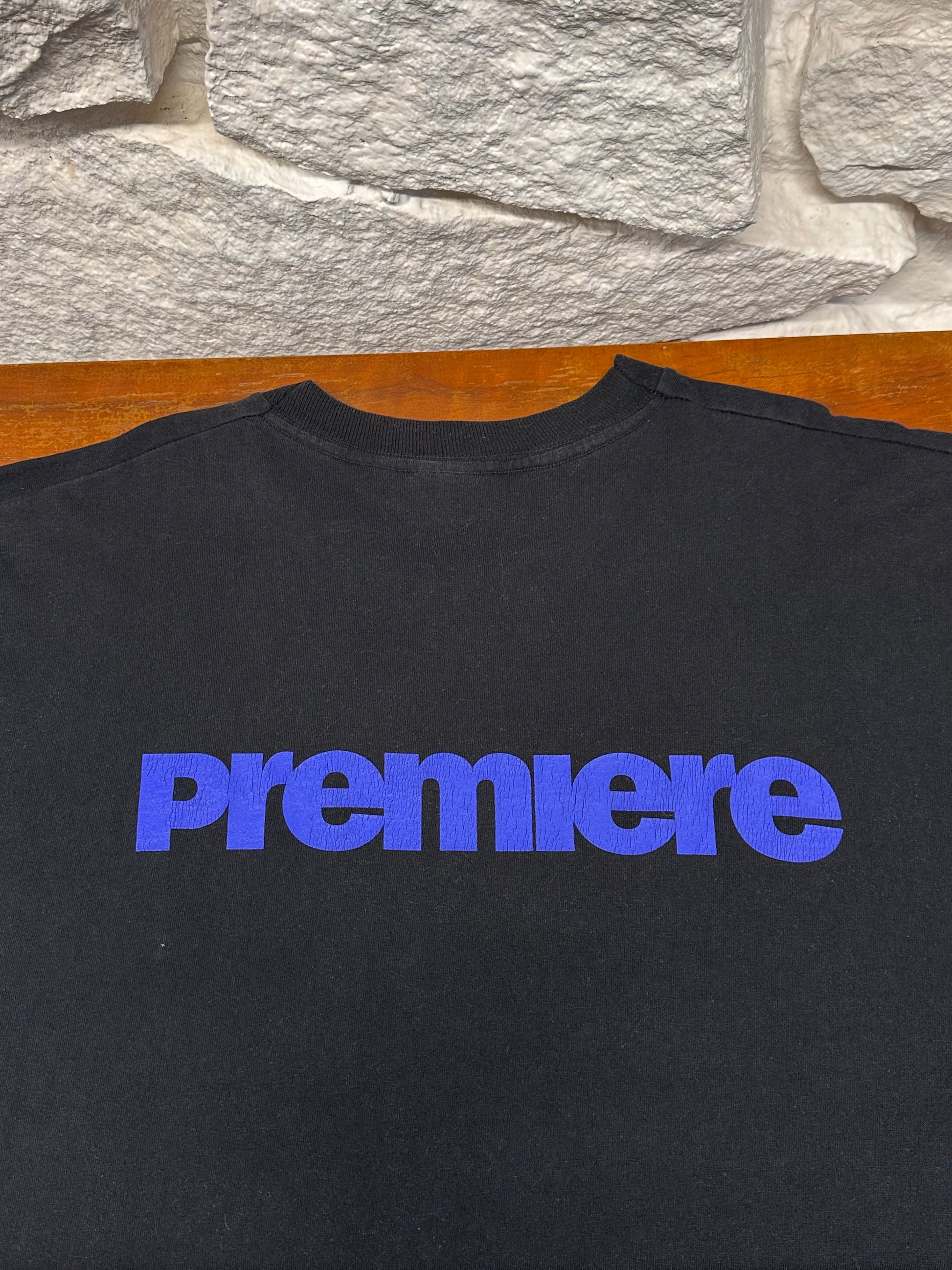 90's Vintage T-shirt Tee Tシャツ 90年代 ヴィンテージ シングルステッチ Black 黒 Toto Praha Vintage clothing store Antique shop Prague 古着屋 アンティークショップ プラハ ユーロ古着  ヨーロッパ古着 古着卸 