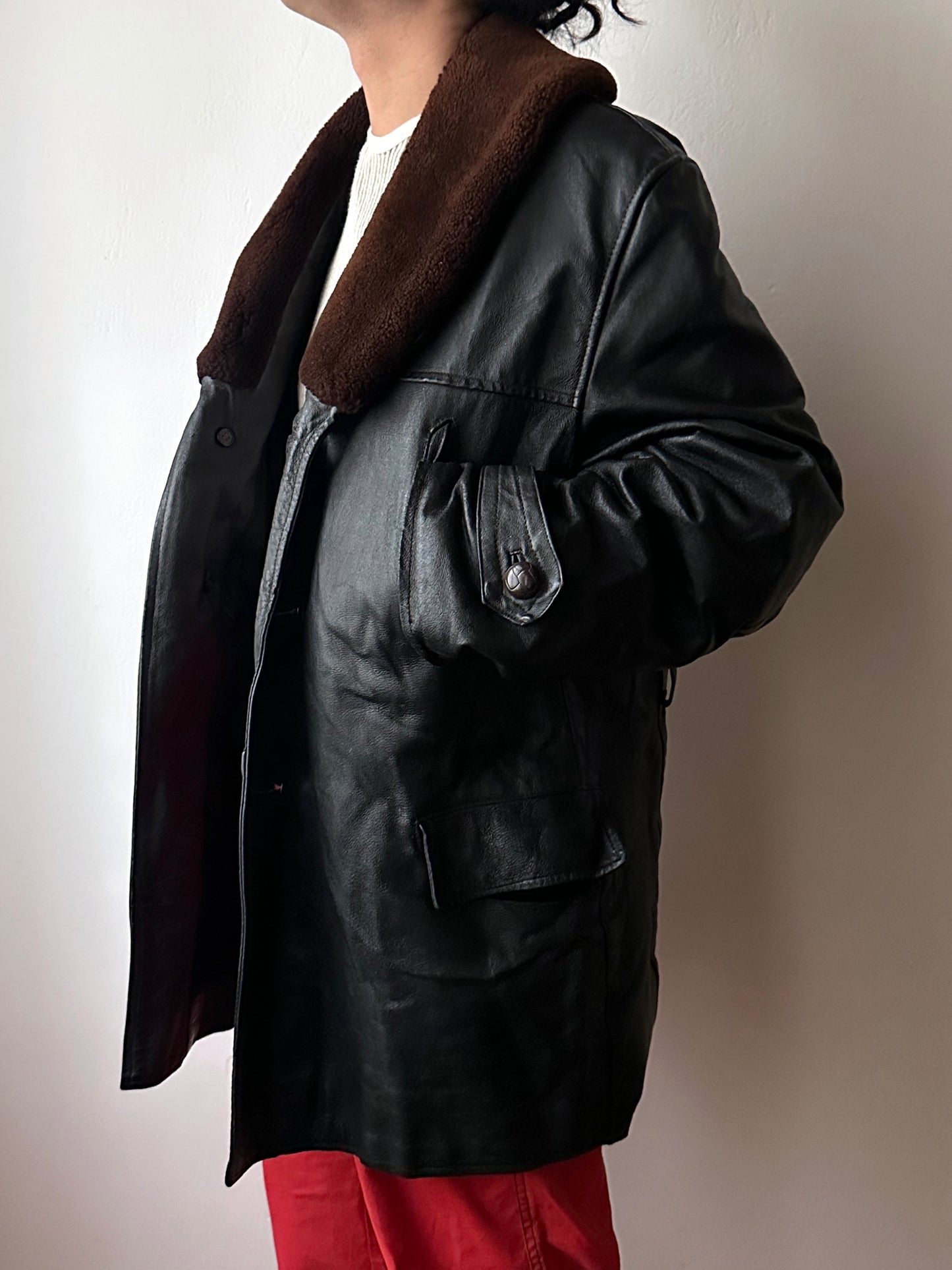 1950-60s Polish leather jacket