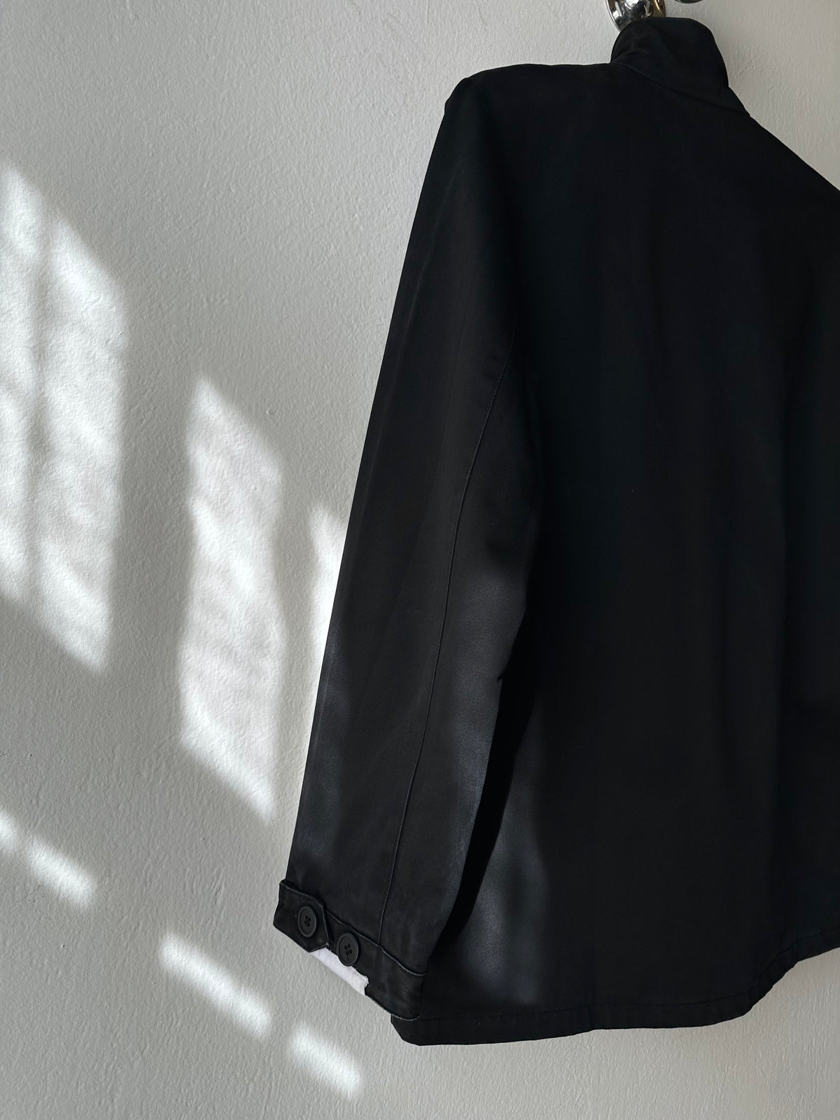 Cicatriz black cotton jacket