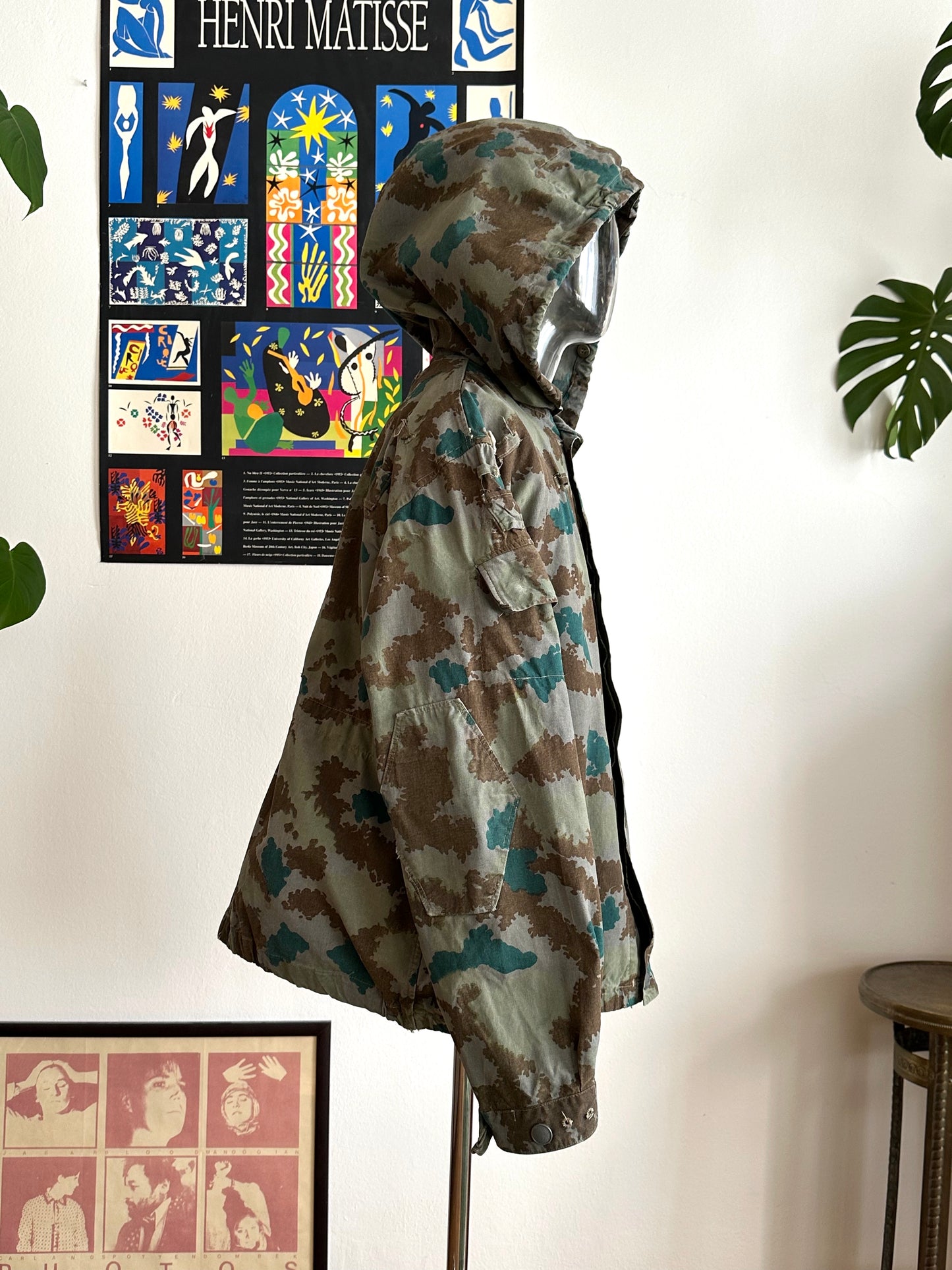 1960s East German NVA Blumentarn Camo Sniper Jacket 60年代 東ドイツ軍 人民軍 Cold war 冷戦 Toto Praha Vintage clothing shop Antique shop 古着屋 プラハ Showroom appointment Prague ユーロ古着 ヨーロッパ古着 古着卸 ヴィンテージ military ミリタリー ユーロミリタリー  レア Rare 花柄