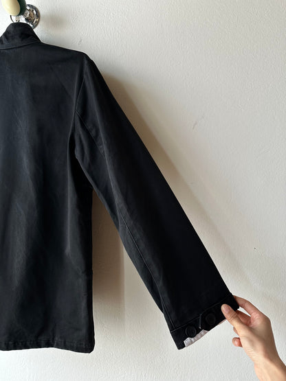 Cicatriz black cotton jacket
