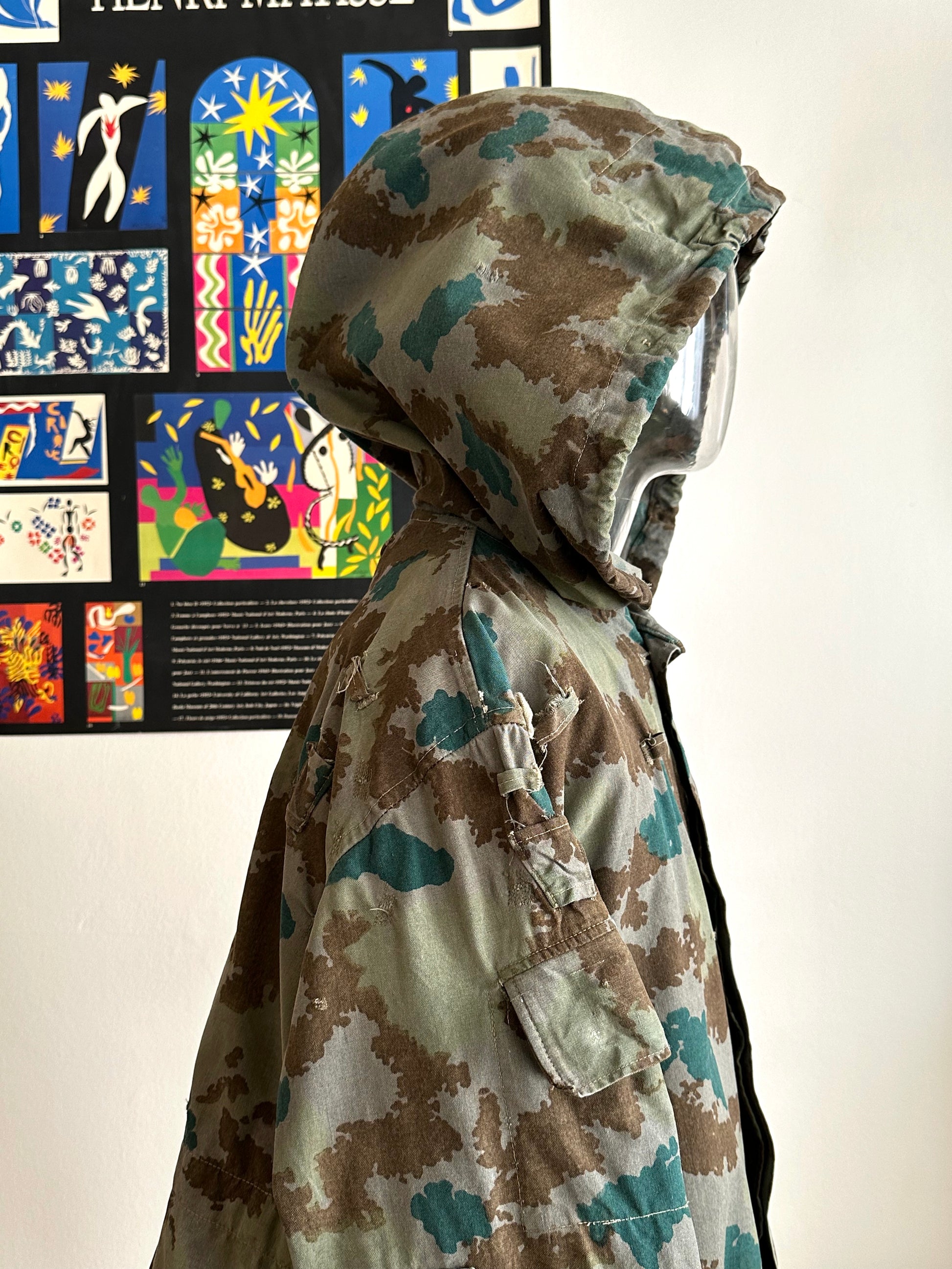 1960s East German NVA Blumentarn Camo Sniper Jacket 60年代 東ドイツ軍 人民軍 Cold war 冷戦 Toto Praha Vintage clothing shop Antique shop 古着屋 プラハ Showroom appointment Prague ユーロ古着 ヨーロッパ古着 古着卸 ヴィンテージ military ミリタリー ユーロミリタリー  レア Rare 花柄