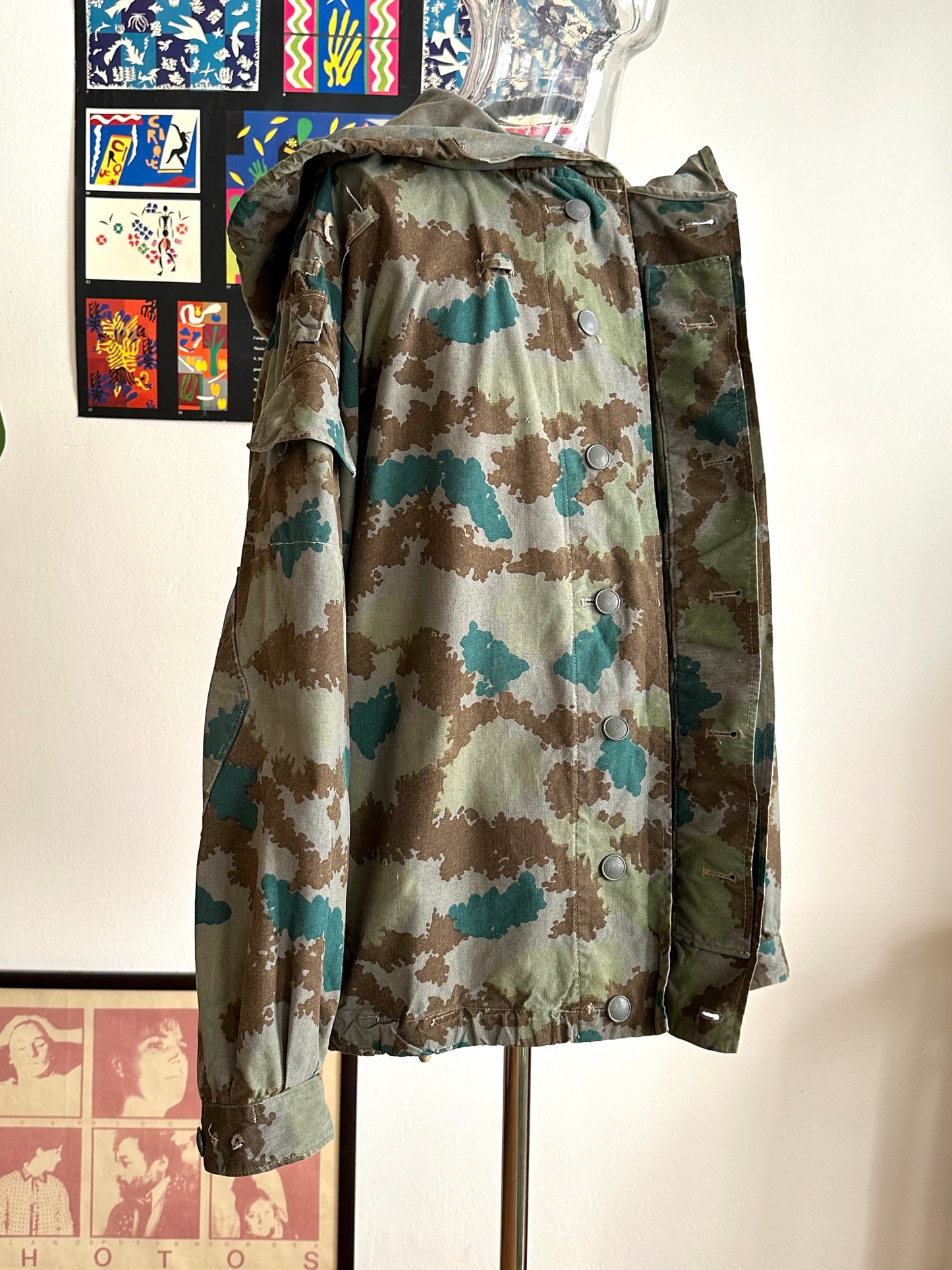 1960s East German NVA Blumentarn Camo Sniper Jacket