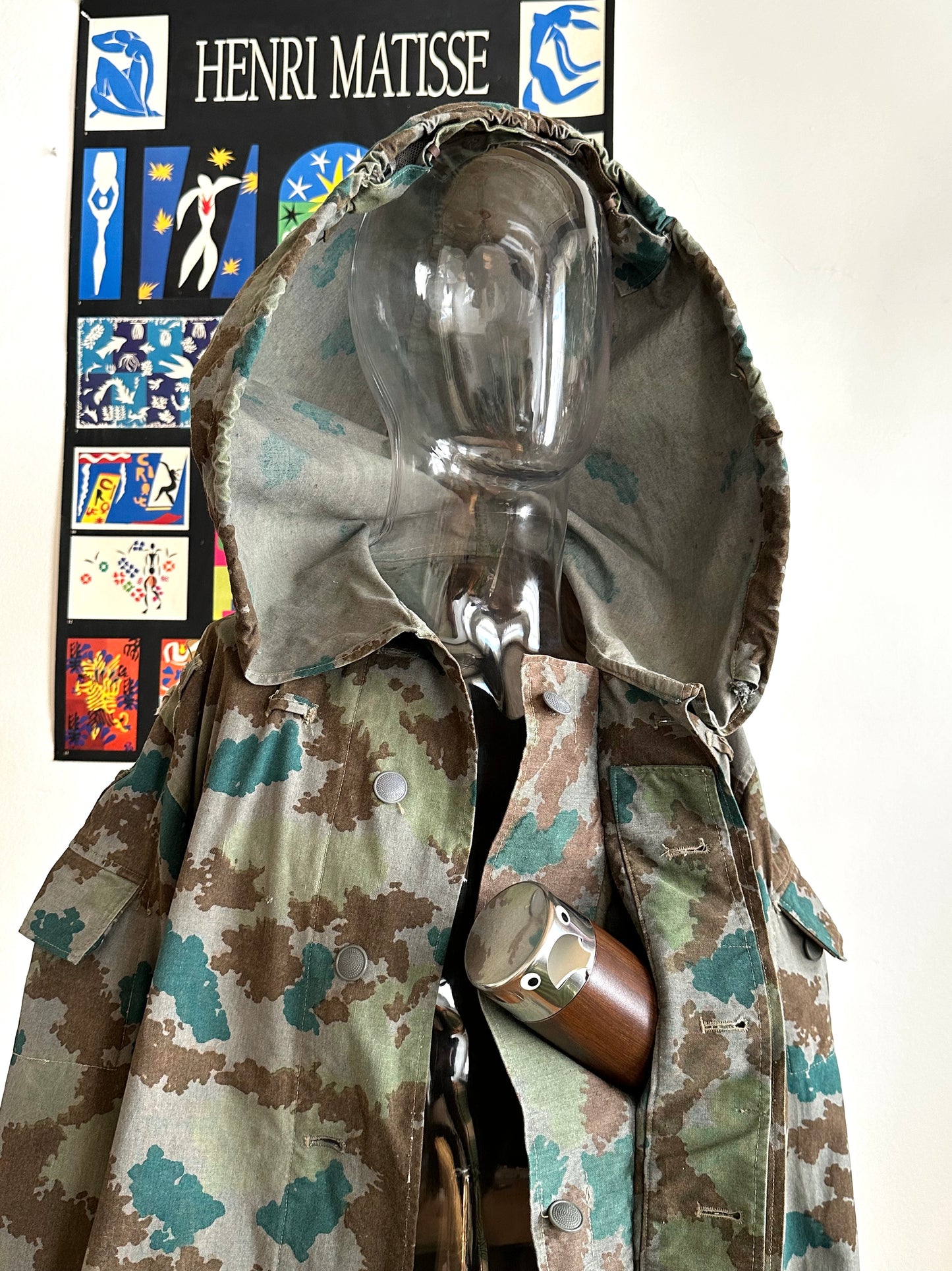 1960s East German NVA Blumentarn Camo Sniper Jacket 60年代 東ドイツ軍 人民軍 Cold war 冷戦 Toto Praha Vintage clothing shop Antique shop 古着屋 プラハ Showroom appointment Prague ユーロ古着 ヨーロッパ古着 古着卸 ヴィンテージ military ミリタリー ユーロミリタリー  レア Rare 花柄
