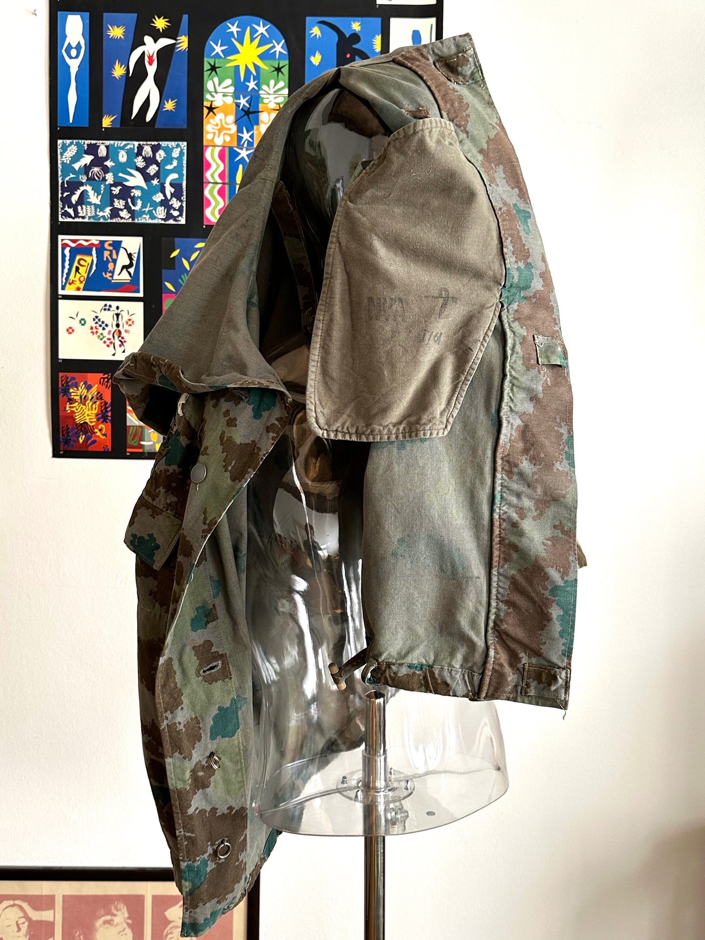 1960s East German NVA Blumentarn Camo Sniper Jacket