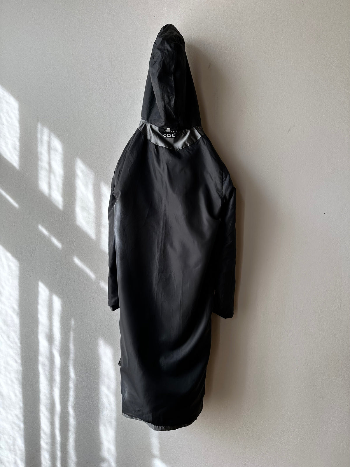 Metalic coat with back pocket