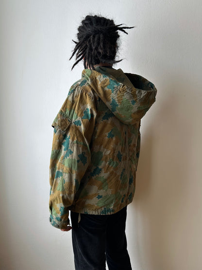 1960s East German NVA Blumentarn Camo Sniper Jacket 60年代 東ドイツ軍 人民軍 Cold war 冷戦 Toto Praha Vintage clothing shop Antique shop 古着屋 プラハ Showroom appointment Prague ユーロ古着 ヨーロッパ古着 古着卸 ヴィンテージ military ミリタリー ユーロミリタリー  レア Rare 花柄