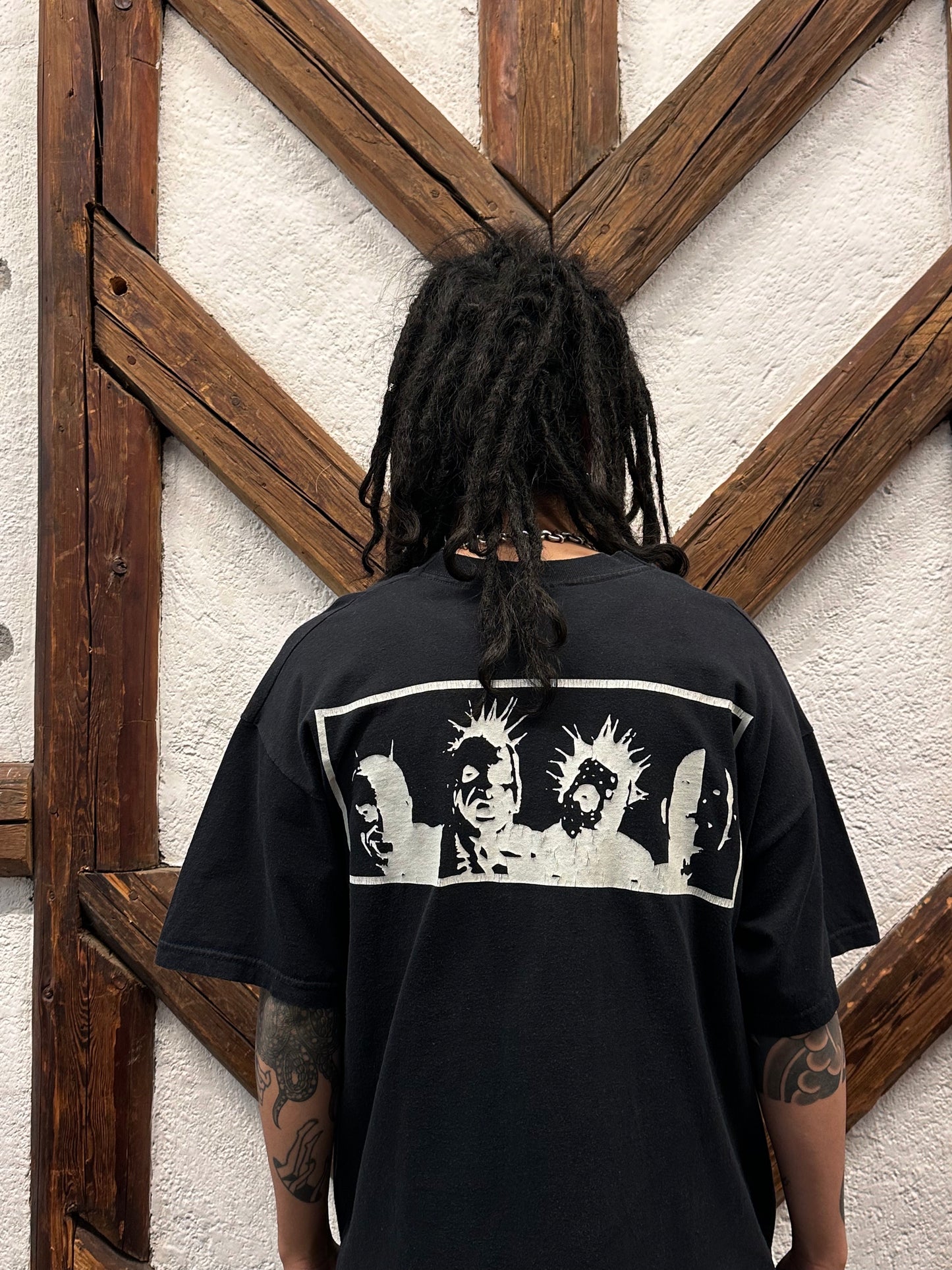 Mudvayne Band T-shirt Vintage Tee Tシャツ Toto Praha Vintage clothing store Antique shop Prague 古着屋 アンティークショップ プラハ ユーロ古着  ヨーロッパ古着 古着卸 