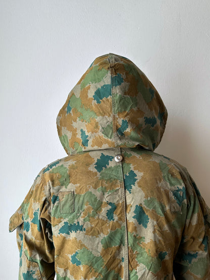 1960s East German NVA Blumentarn Camo Sniper Jacket 60年代 東ドイツ軍 人民軍 Cold war 冷戦 Toto Praha Vintage clothing shop Antique shop 古着屋 プラハ Showroom appointment Prague ユーロ古着 ヨーロッパ古着 古着卸 ヴィンテージ military ミリタリー ユーロミリタリー  レア Rare 花柄