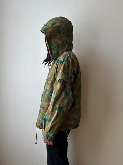 1960s East German NVA Blumentarn Camo Sniper Jacket 60年代 東ドイツ軍 人民軍 Cold war 冷戦 Toto Praha Vintage clothing shop Antique shop 古着屋 プラハ Showroom appointment Prague ユーロ古着 ヨーロッパ古着 古着卸 ヴィンテージ military ミリタリー ユーロミリタリー  レア Rare 花柄