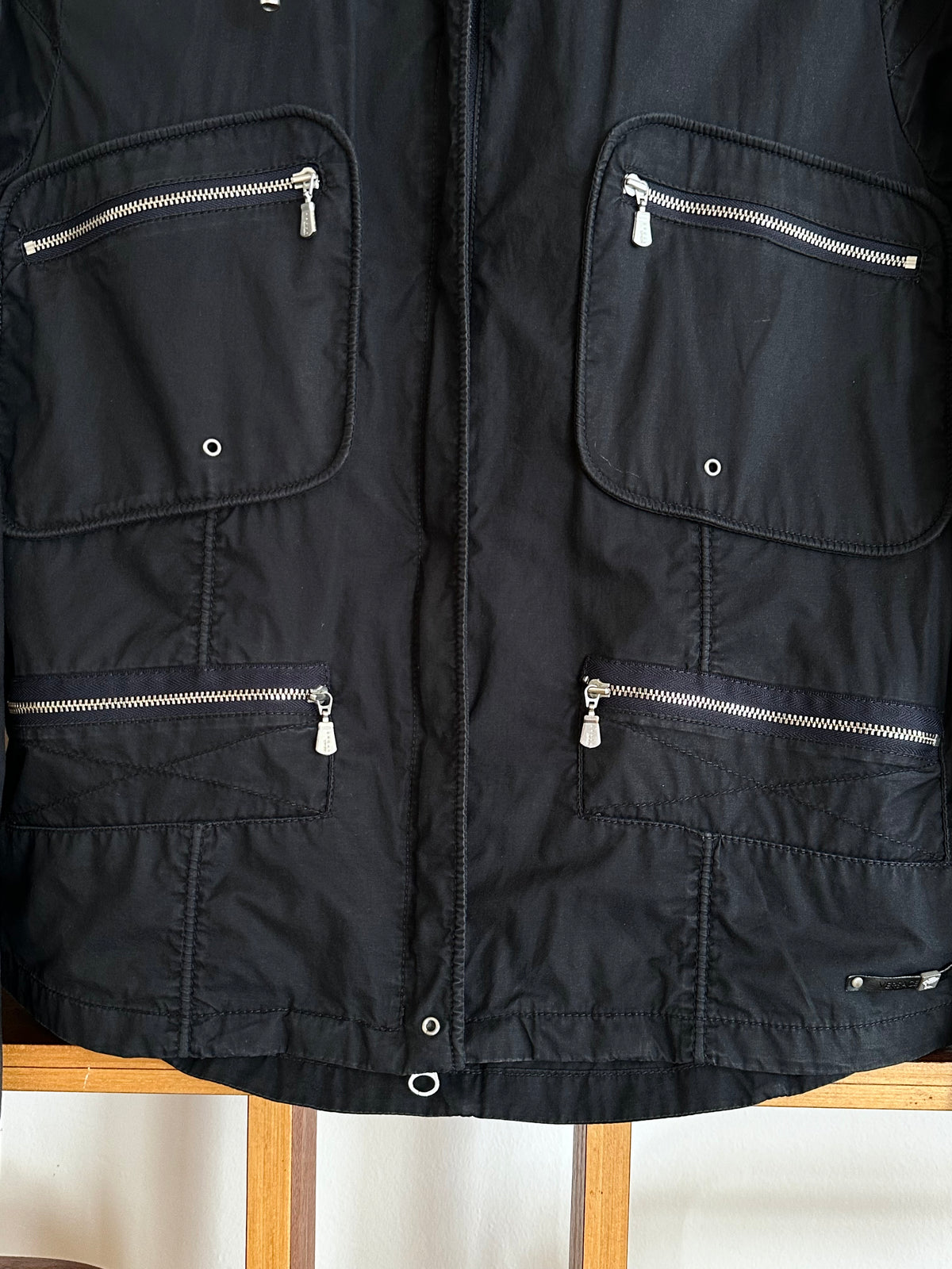 Versace sport cotton nylon jacket