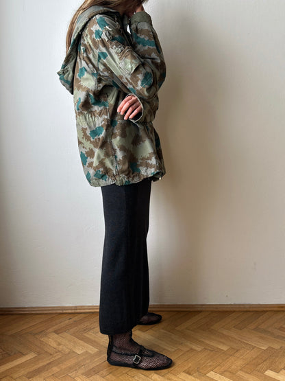 1960s East German NVA Blumentarn Camo Sniper Jacket 60年代 東ドイツ軍 人民軍 Cold war 冷戦 Toto Praha Vintage clothing shop Antique shop 古着屋 プラハ Showroom appointment Prague ユーロ古着 ヨーロッパ古着 古着卸 ヴィンテージ military ミリタリー ユーロミリタリー  レア Rare 花柄