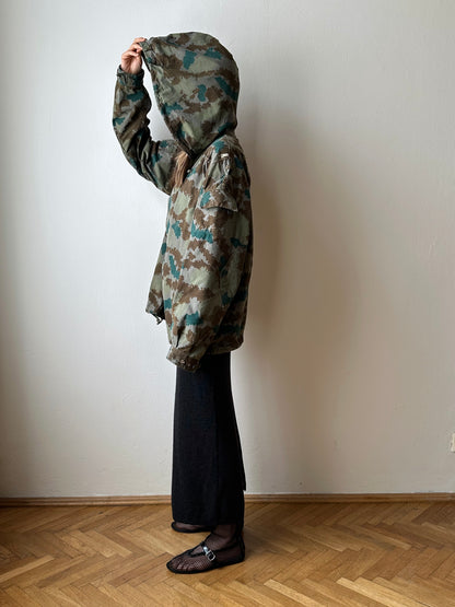 1960s East German NVA Blumentarn Camo Sniper Jacket 60年代 東ドイツ軍 人民軍 Cold war 冷戦 Toto Praha Vintage clothing shop Antique shop 古着屋 プラハ Showroom appointment Prague ユーロ古着 ヨーロッパ古着 古着卸 ヴィンテージ military ミリタリー ユーロミリタリー  レア Rare 花柄