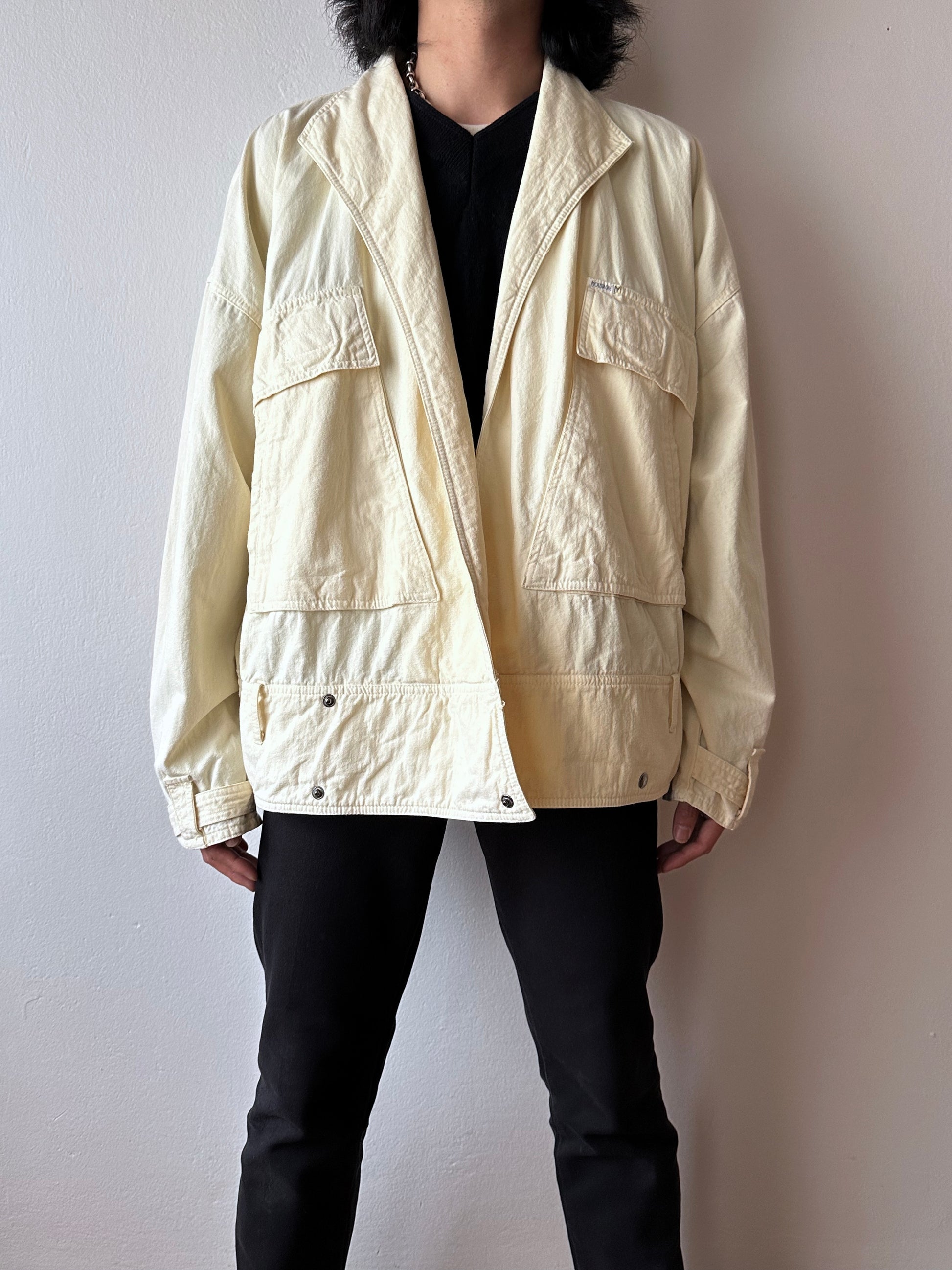 90's Big pocket jacket 90年代 80's 80年代 Vintage Praha Prague Vintage store プラハ  古着屋 ユーロ古着 ヨーロッパ古着 ユーロレギュラー 古着 ヨーロッパレギュラー 