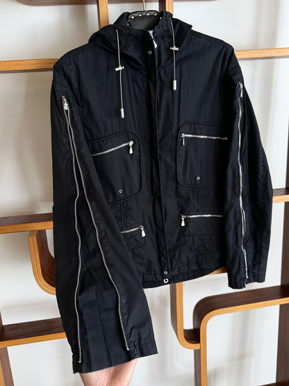 Versace sport cotton nylon jacket
